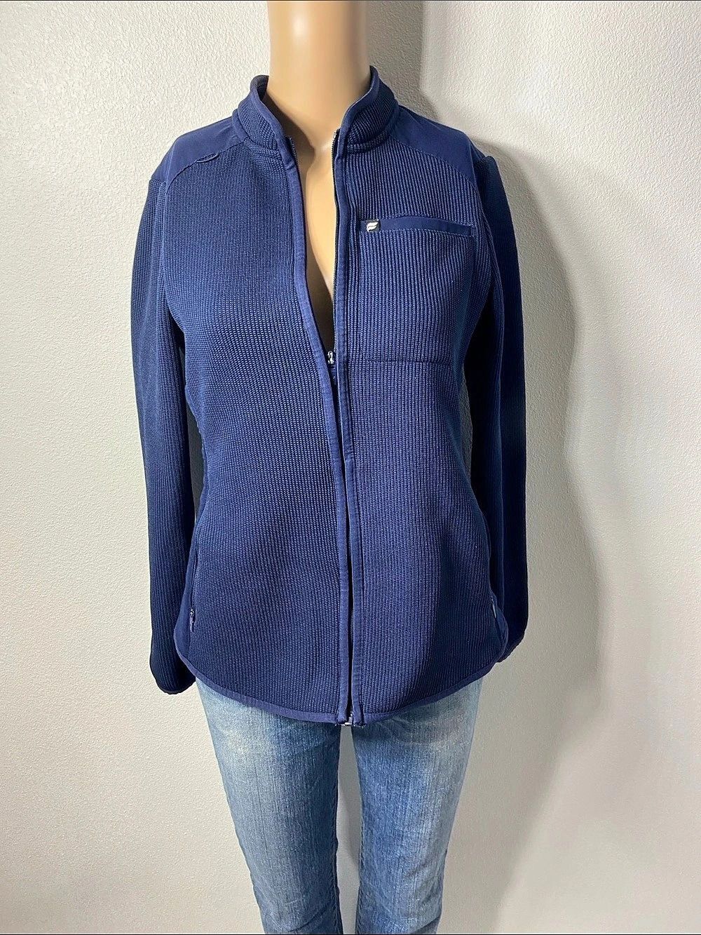 Fabletics Women'Small Performance Jacket in Blue Size Small